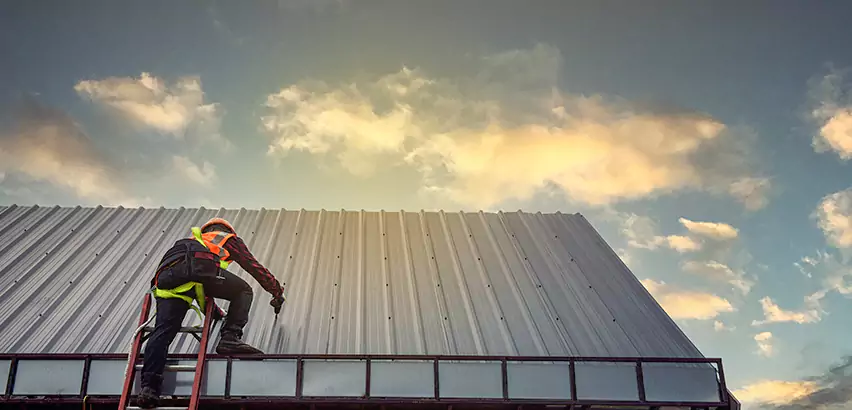 Commercial Built-Up Roof Installation in Kenosha