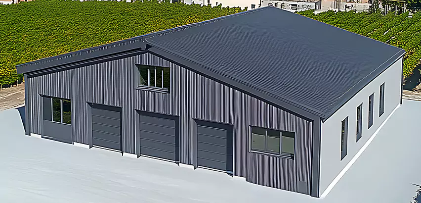 Corrugated Garage Roof Repair in Kenosha