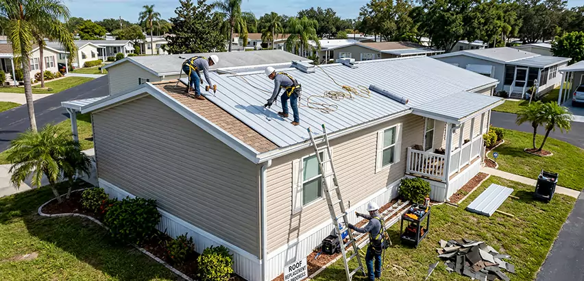 Mobile Home Metal Roof Replacement in Kenosha
