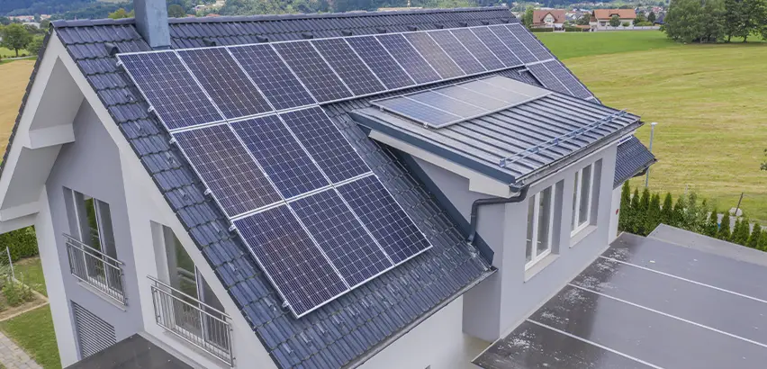 Residential Solar Roof Installation in Kenosha